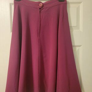 Rock Steady Purple Circle Skirt